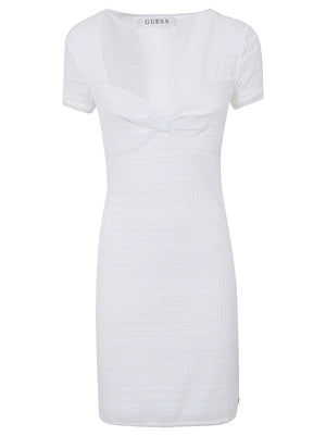 Abito stretch donna<BR/> W6GK15K2950 G011 PURE WHITE GUESS 