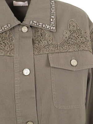 Giacca donna<BR/> WA6297T433A 90822 Dark Olive LIU.JO 