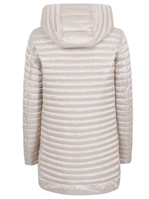 Giubbotto donna D41059W IRIS2240003 SAND BEIGE SAVE THE DUCK 