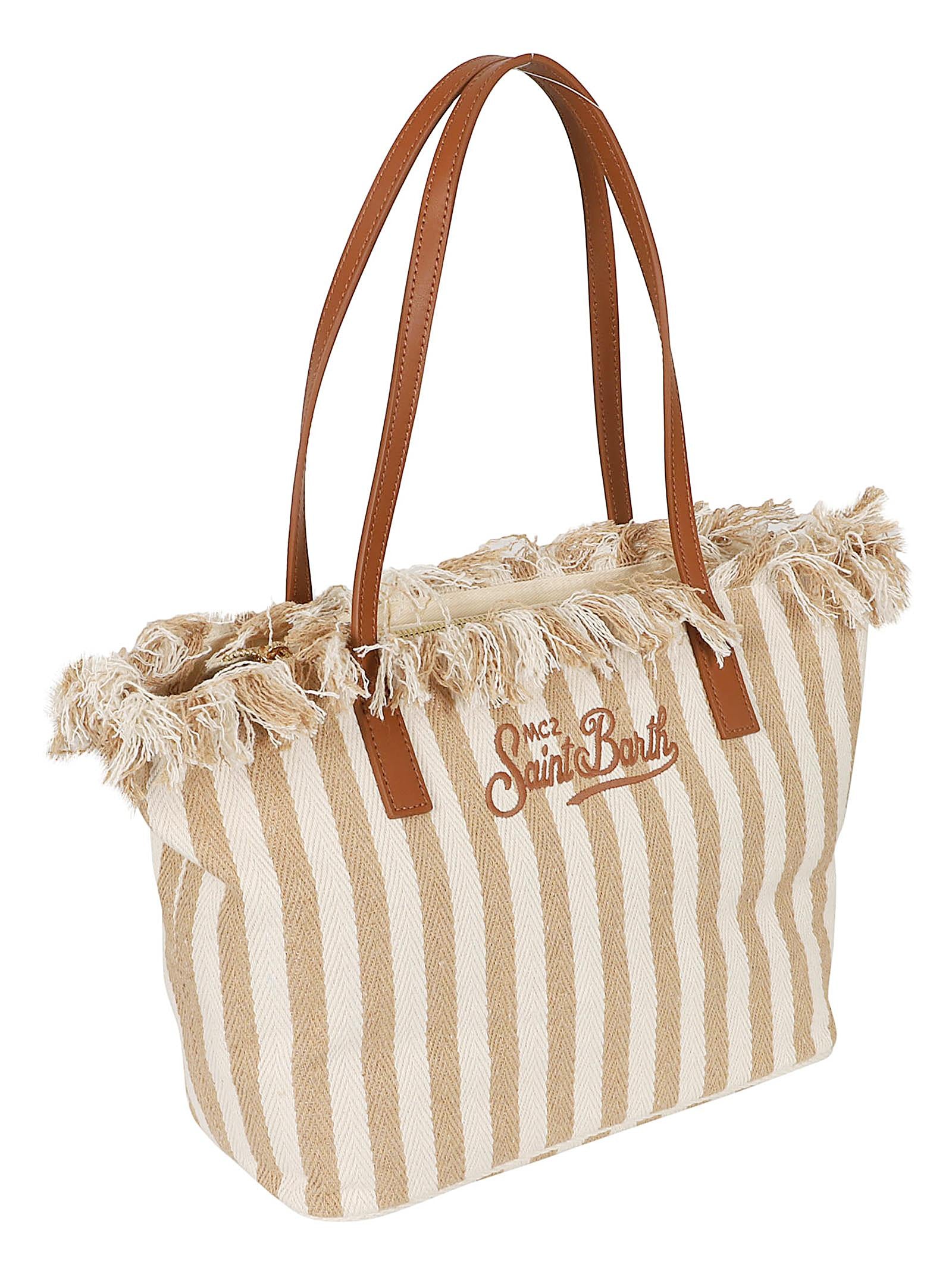 Borsa donna CITY BAG MID FRINGE 01763L HB STRIPES 19 EMB  MC 2 