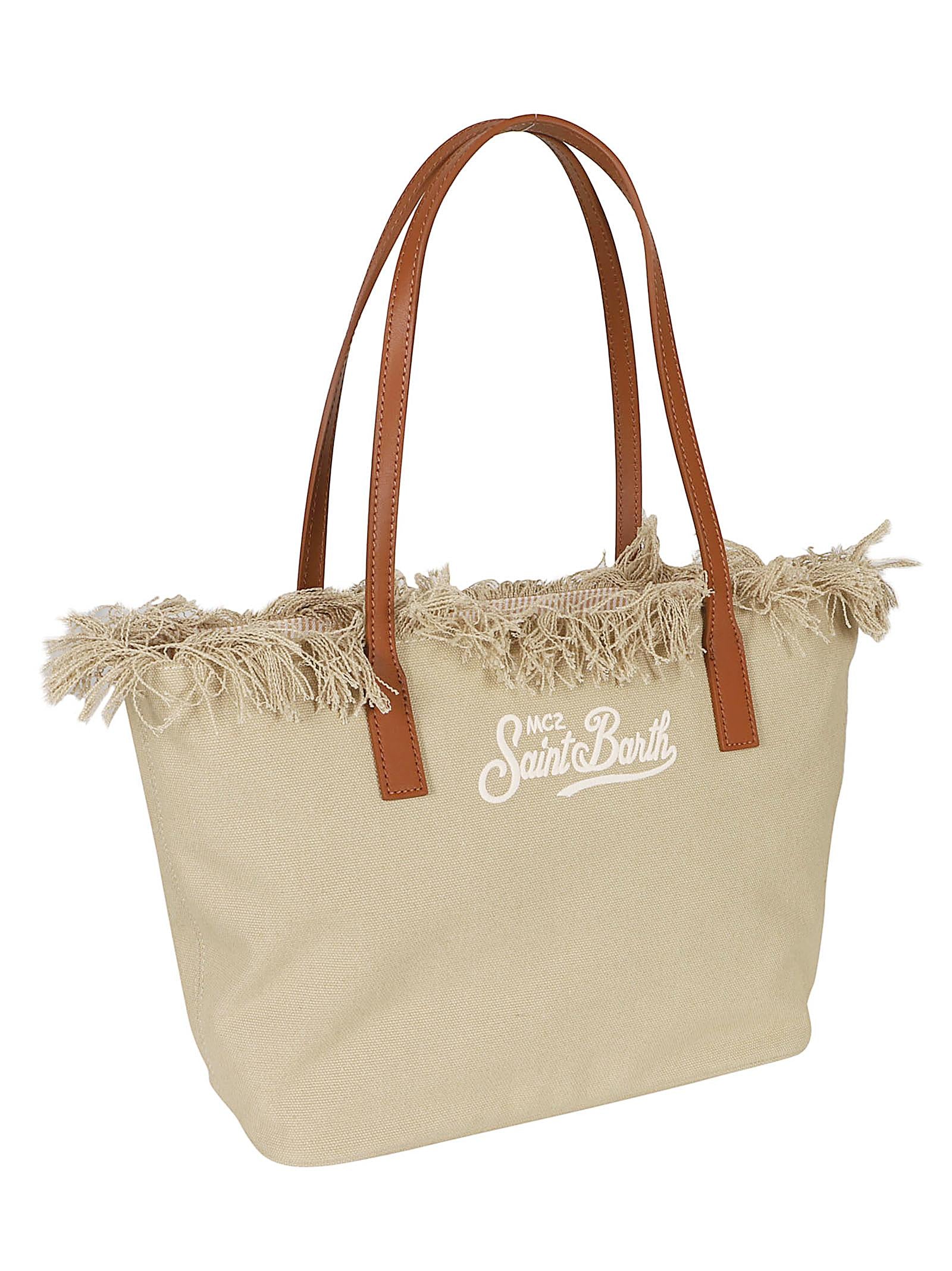Borsa donna CITY BAG MID FRINGE 01741L CANVAS 11 EMB  MC 2 