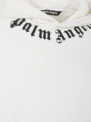 Felpa over uomo PMBB17DS26FLE007 0310 OFF WHITE-BLACK PALM ANGELS 