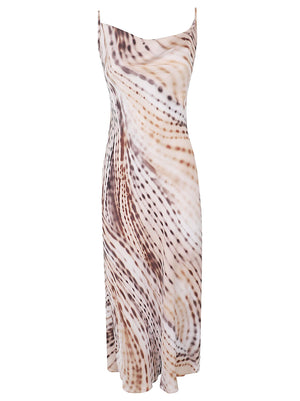 Abito lungo donna W6GK94W2266 PMIH SHOBORI DRIFT PRINT GUESS 