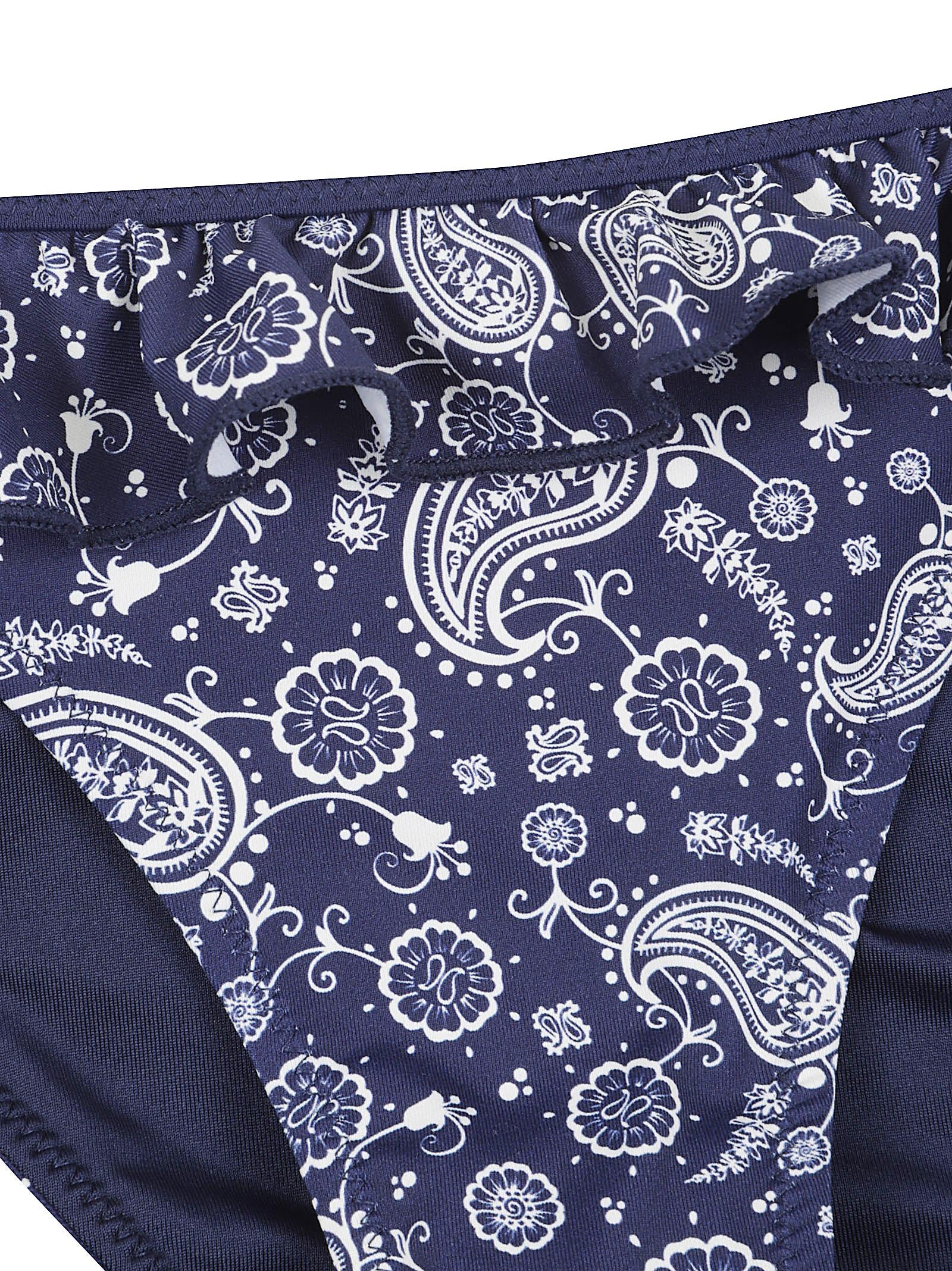 Costume donna H36207 0731 NAVY BLUE-BIANCO PANNA SUN68 