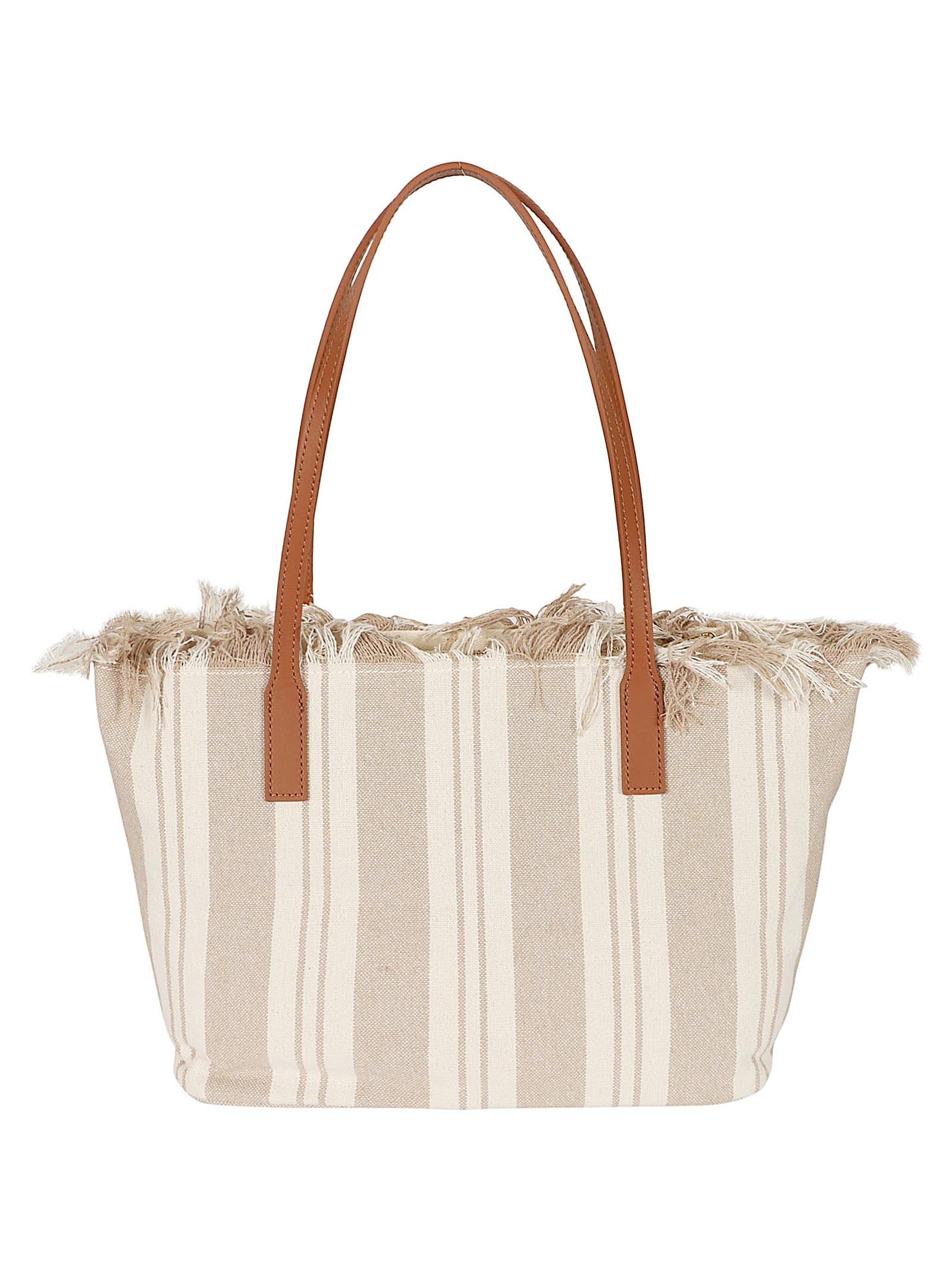 Borsa donna CITY BAG MID FRINGE 00589L DOUBLE STRIPES V 1118  MC 2 