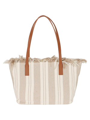 Borsa donna CITY BAG MID FRINGE 00589L DOUBLE STRIPES V 1118  MC 2 