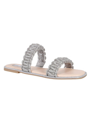 Ciabatte donna SMSNYSSA 751 SILVER STEVE MADDEN 