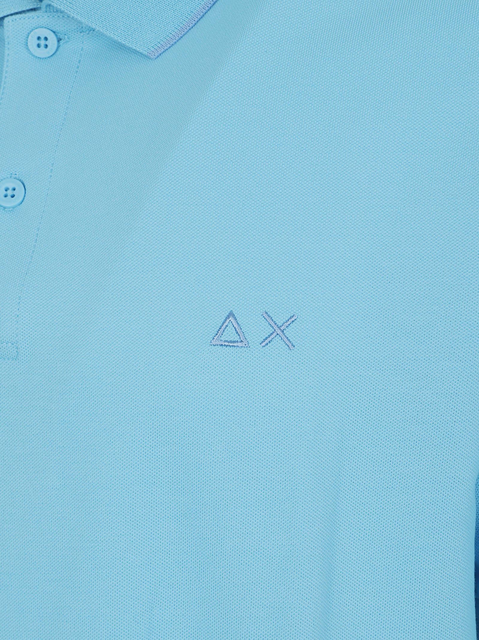 POLO UOMO<BR/> A35110 13 Turchese SUN68 