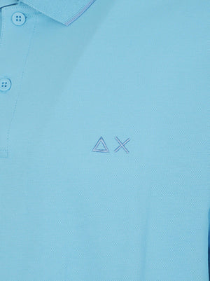 POLO UOMO<BR/> A35110 13 Turchese SUN68 
