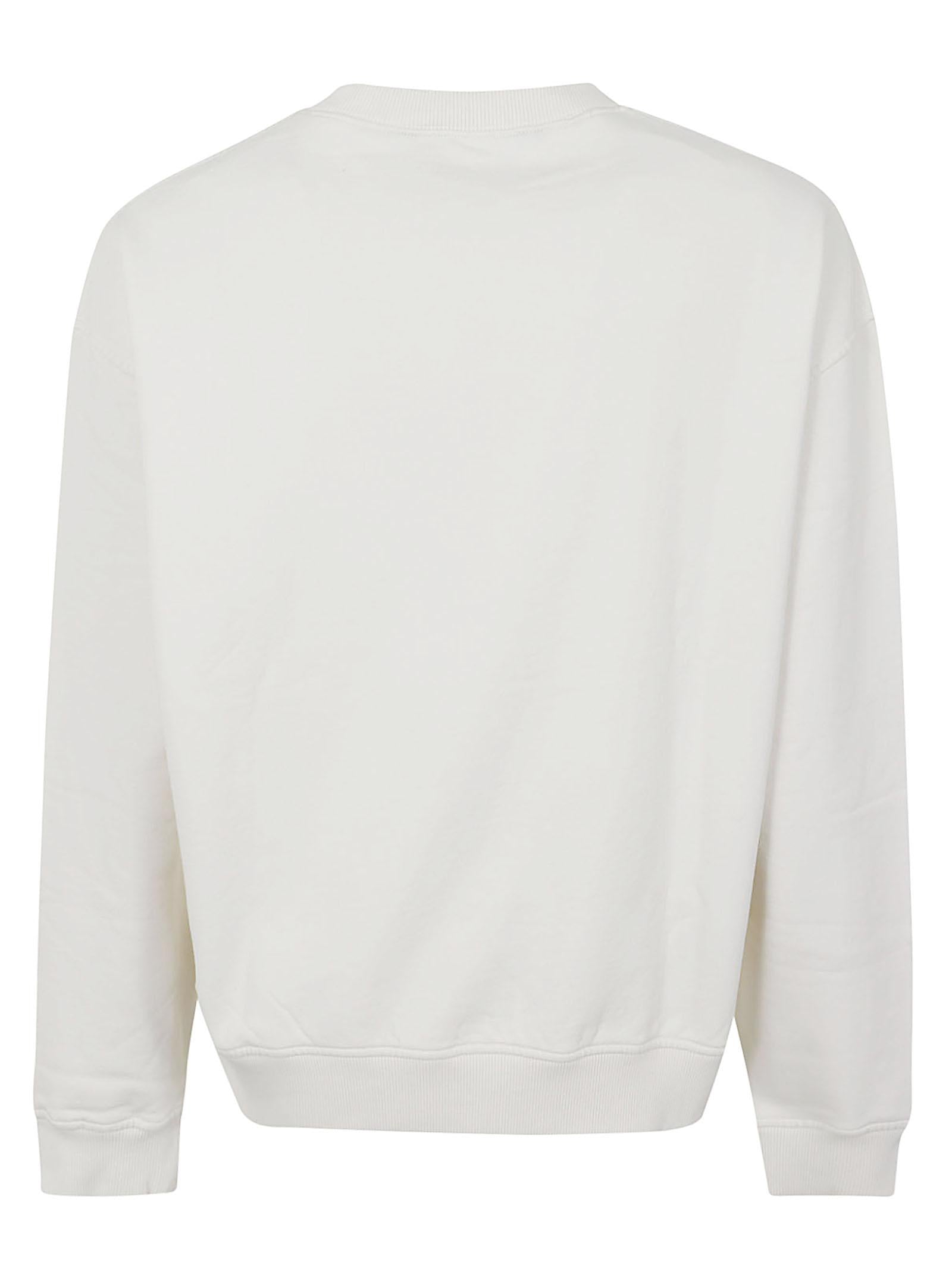 Felpa uomo<BR/> PMBA08HS26FLE004 0310 OFF WHITE-BLACK PALM ANGELS 