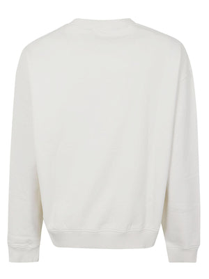 Felpa uomo<BR/> PMBA08HS26FLE004 0310 OFF WHITE-BLACK PALM ANGELS 