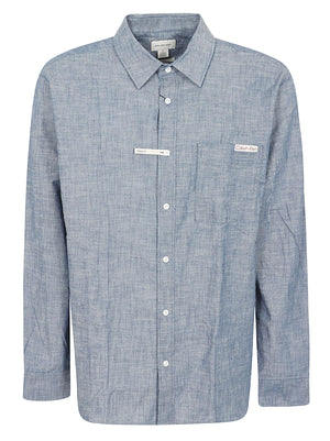 Camicia uomo<BR/> LV04RF109G C32 BLUE DESCENT CALVIN KLEIN 