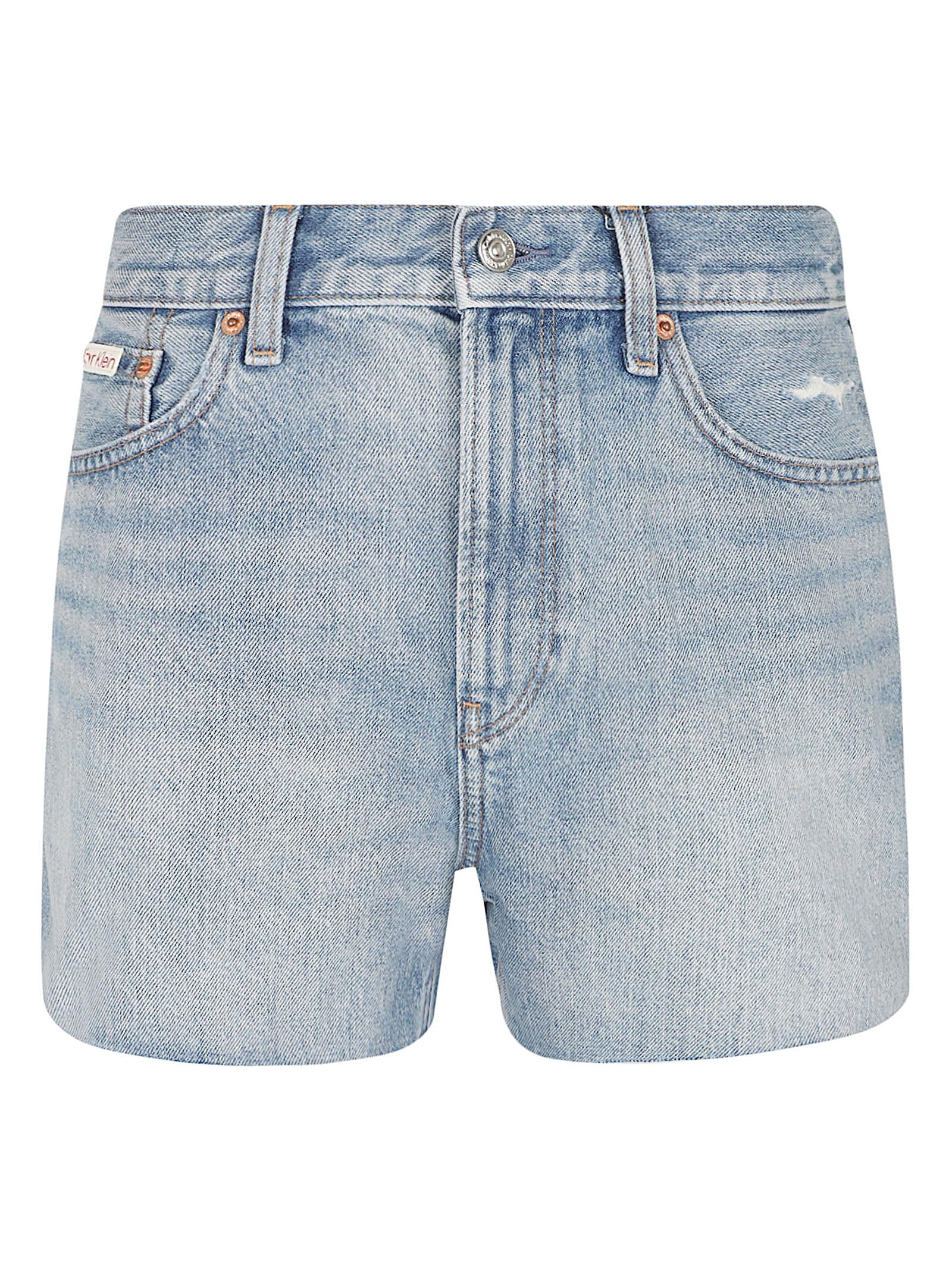 Pantaloncino donna LV047F765G XHE BARDOT BLUE CALVIN KLEIN 