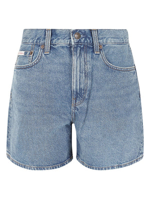 Pantaloncino donna LV047F676G 21R BLUE CAROLINE CALVIN KLEIN 