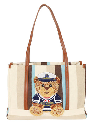 Borsa donna MARVIN SHOPPING SUMMER MULTI BROWN  RUE MADAM 