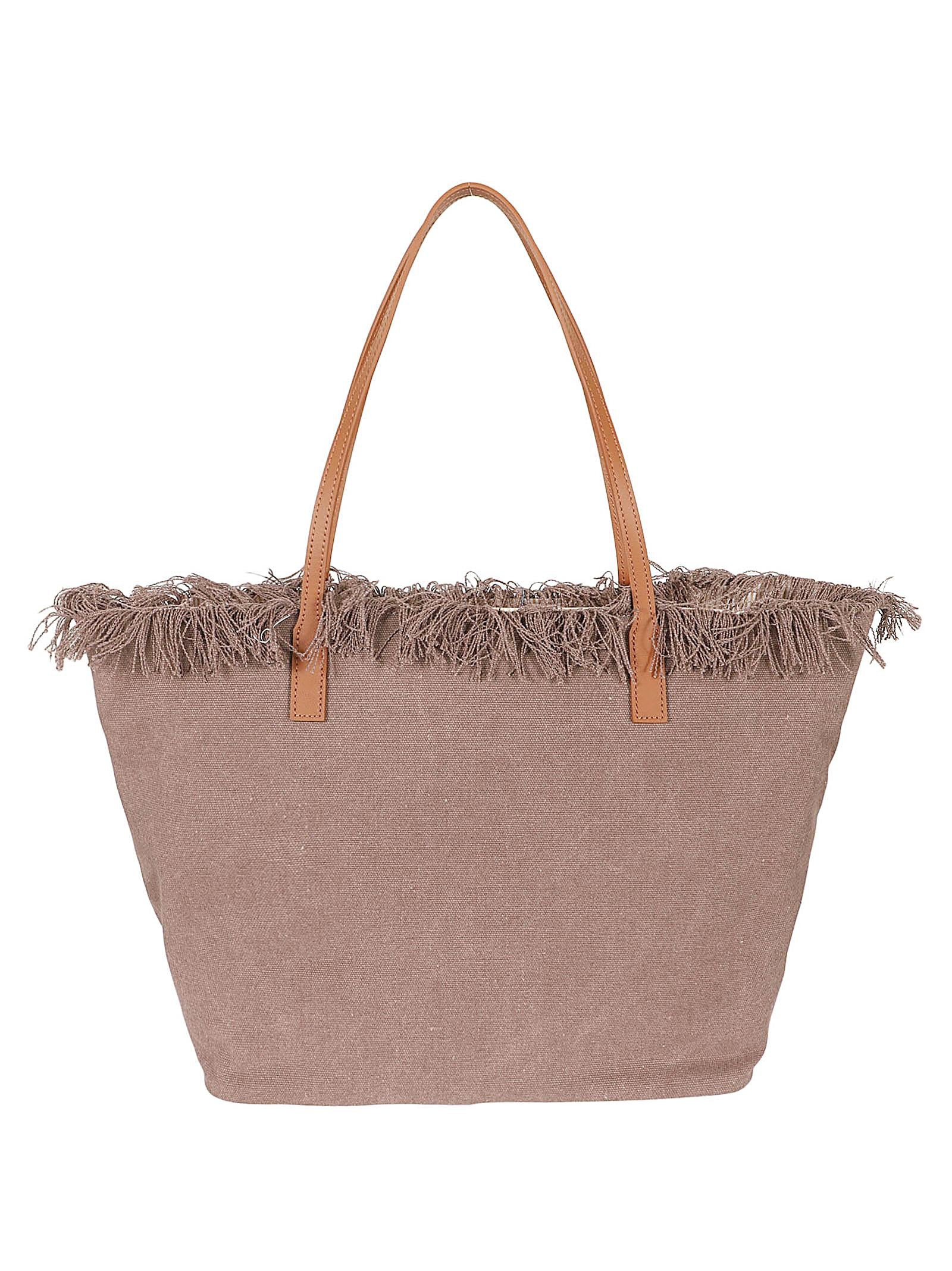 Borsa donna CITY BAG FRINGE 01742L CANVAS 18 EMB  MC 2 