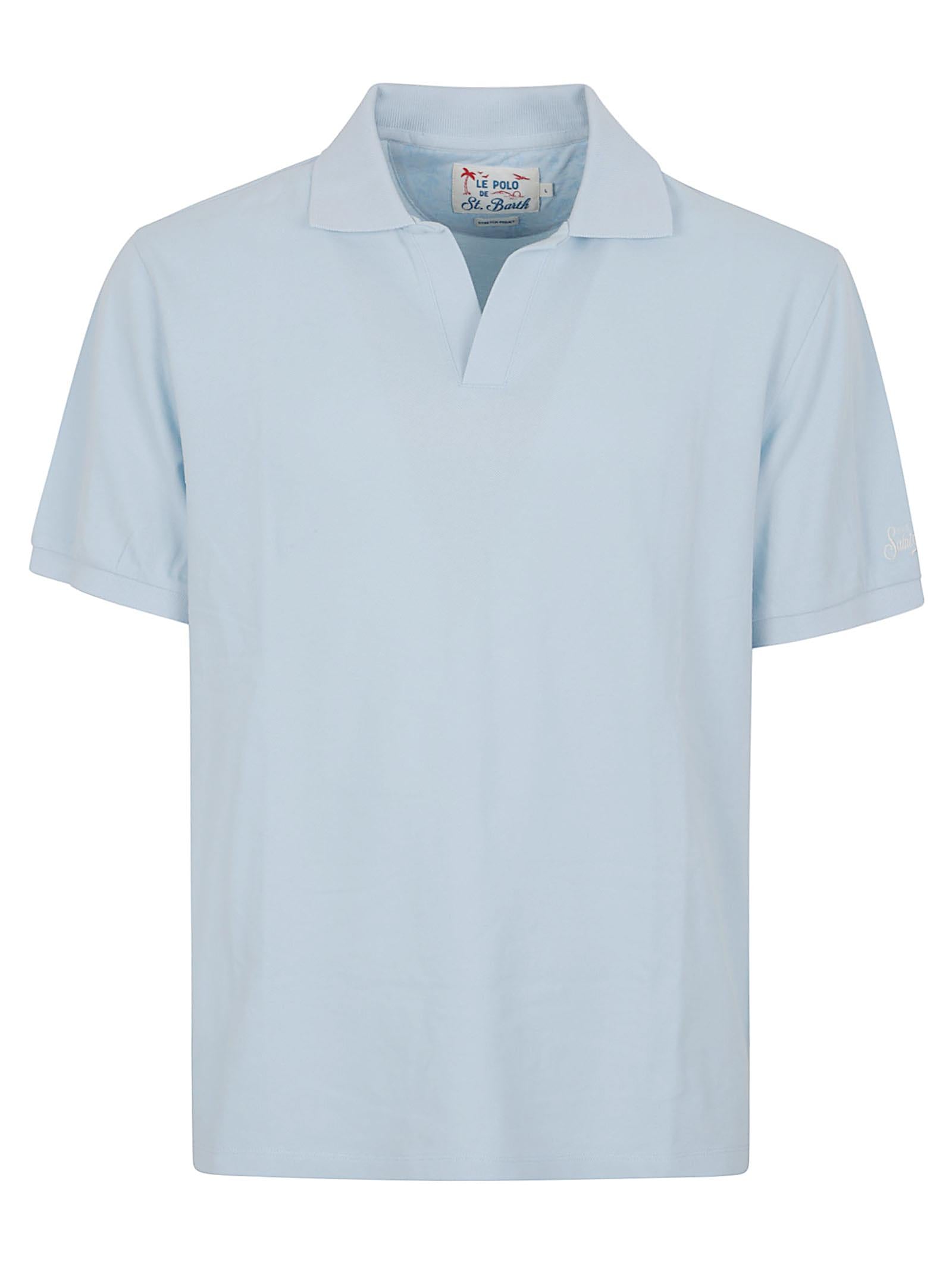 Polo uomo CHARLES 00132L PIQUET 31 LIGHT BLUE  MC 2 