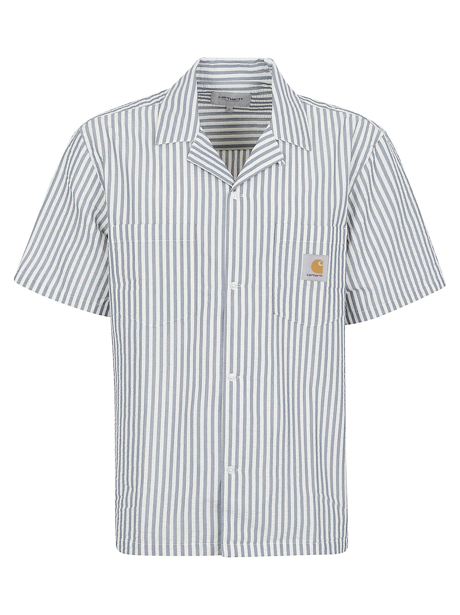 CAMICIA UOMO <BR/> I036203 LEAVEL STRIPE  CARHARTT 