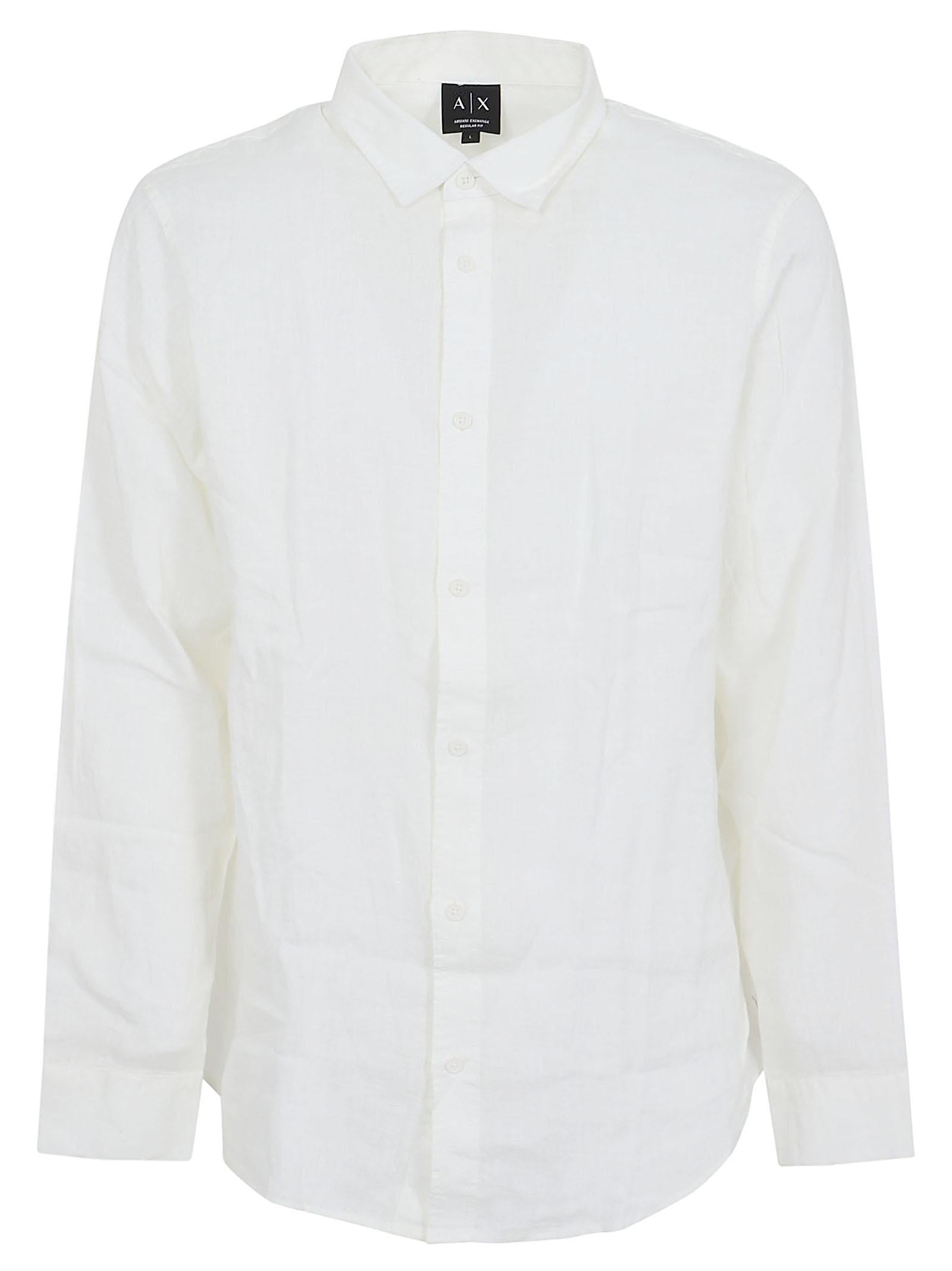 Camicia uomo XM001221 AF14619U0001 White ARMANI EXCHANGE 