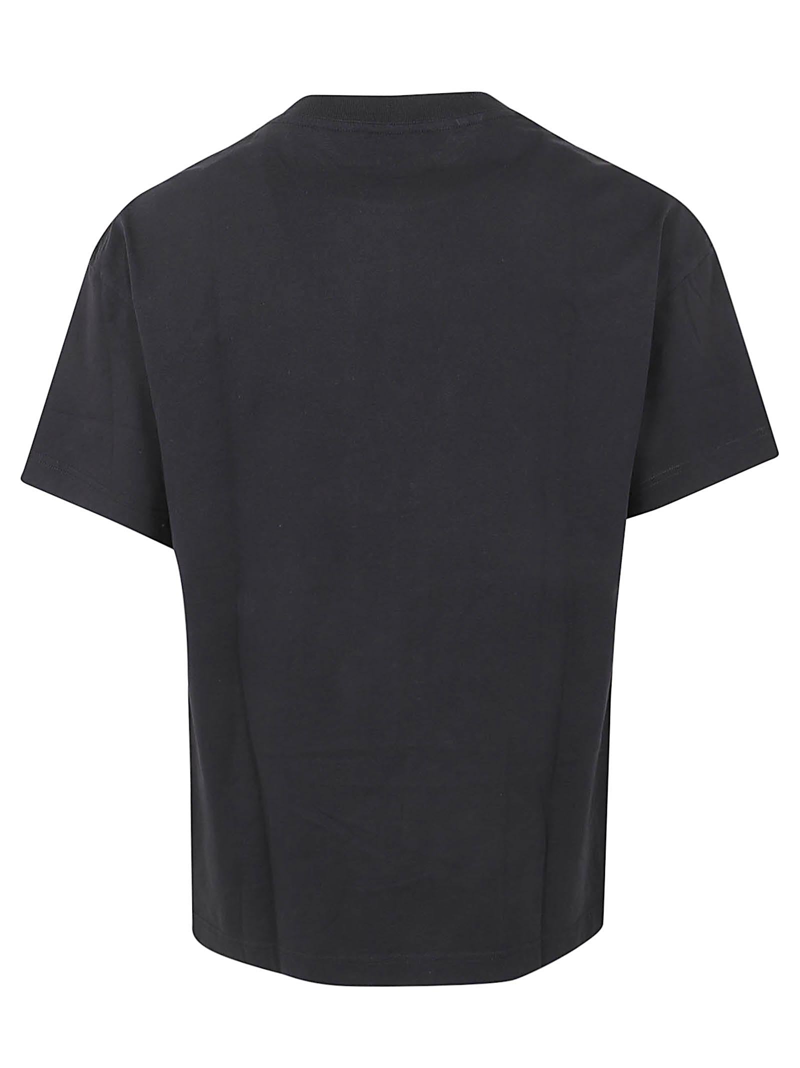 Maglietta uomo a manica corta PMAA109S26JER008 1003 BLACK-OFF WHITE PALM ANGELS 