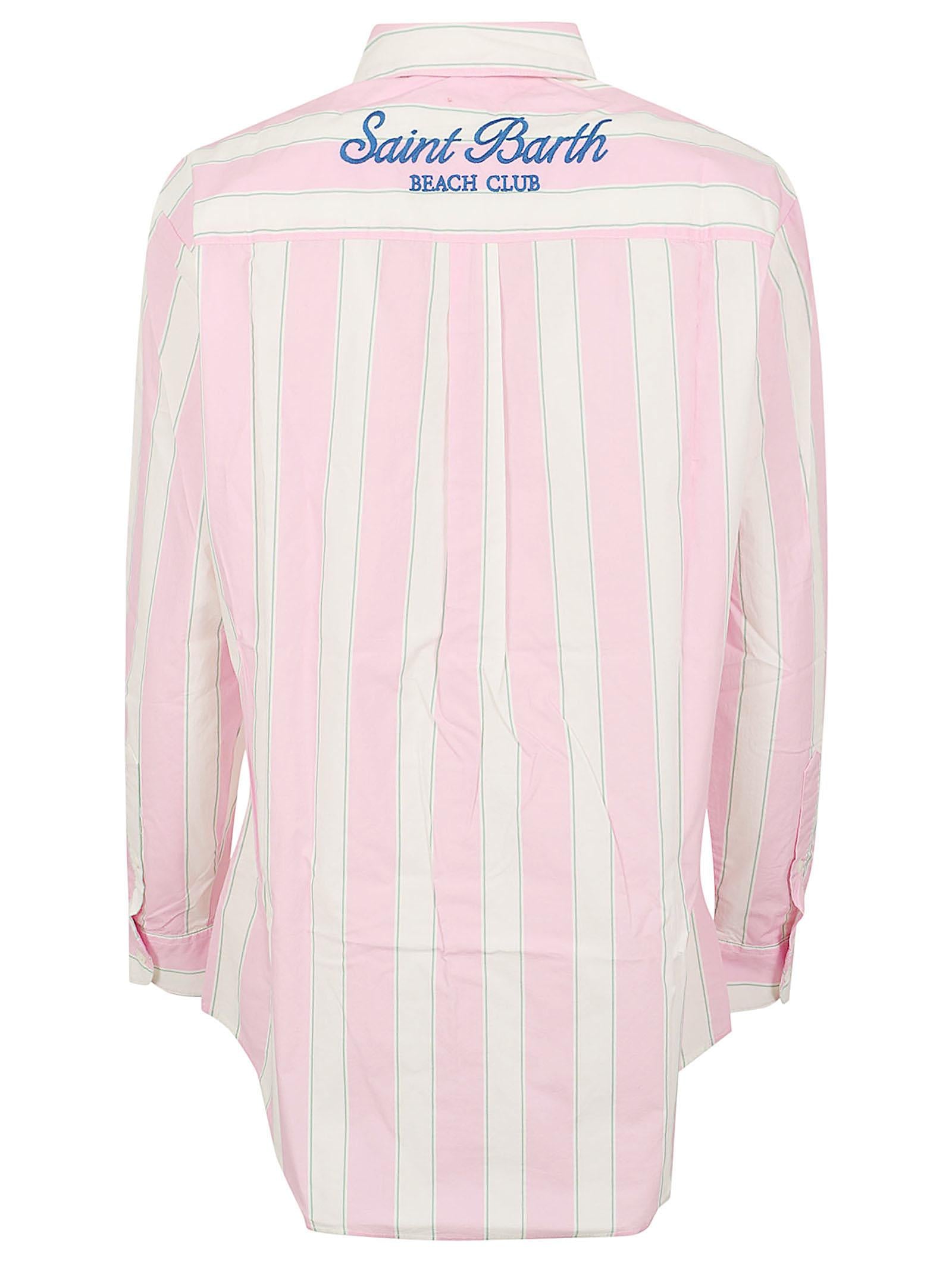 Camicia donna BRIGITTE 00897L COTTON SB BEACH STRIP  MC 2 