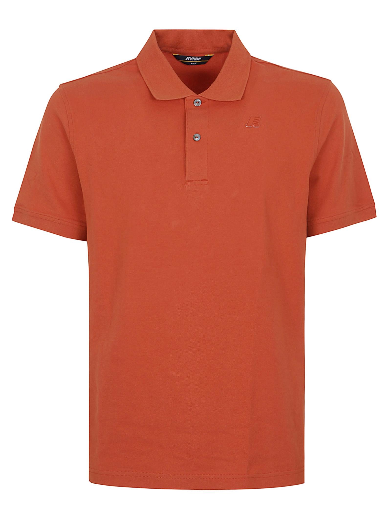 Polo uomo K5127BW 896 ORANGE BROWNISH  KWAY 