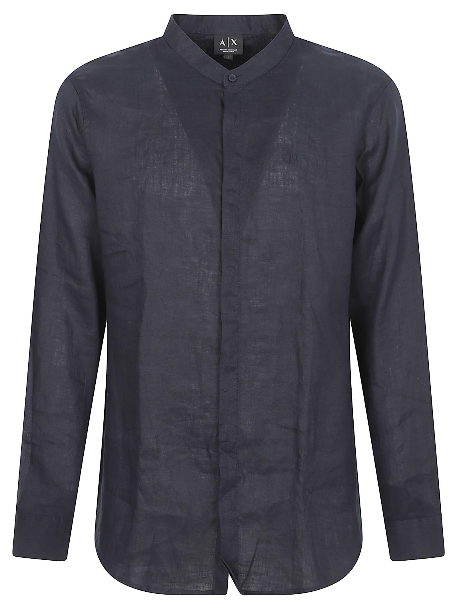 Camicia uomo XM001222 AF14619UB101 DEEP NAVY ARMANI EXCHANGE 