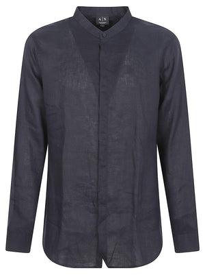 Camicia uomo XM001222 AF14619UB101 DEEP NAVY ARMANI EXCHANGE 