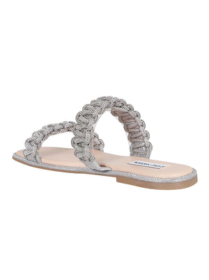 Ciabatte donna SMSNYSSA 751 SILVER STEVE MADDEN 