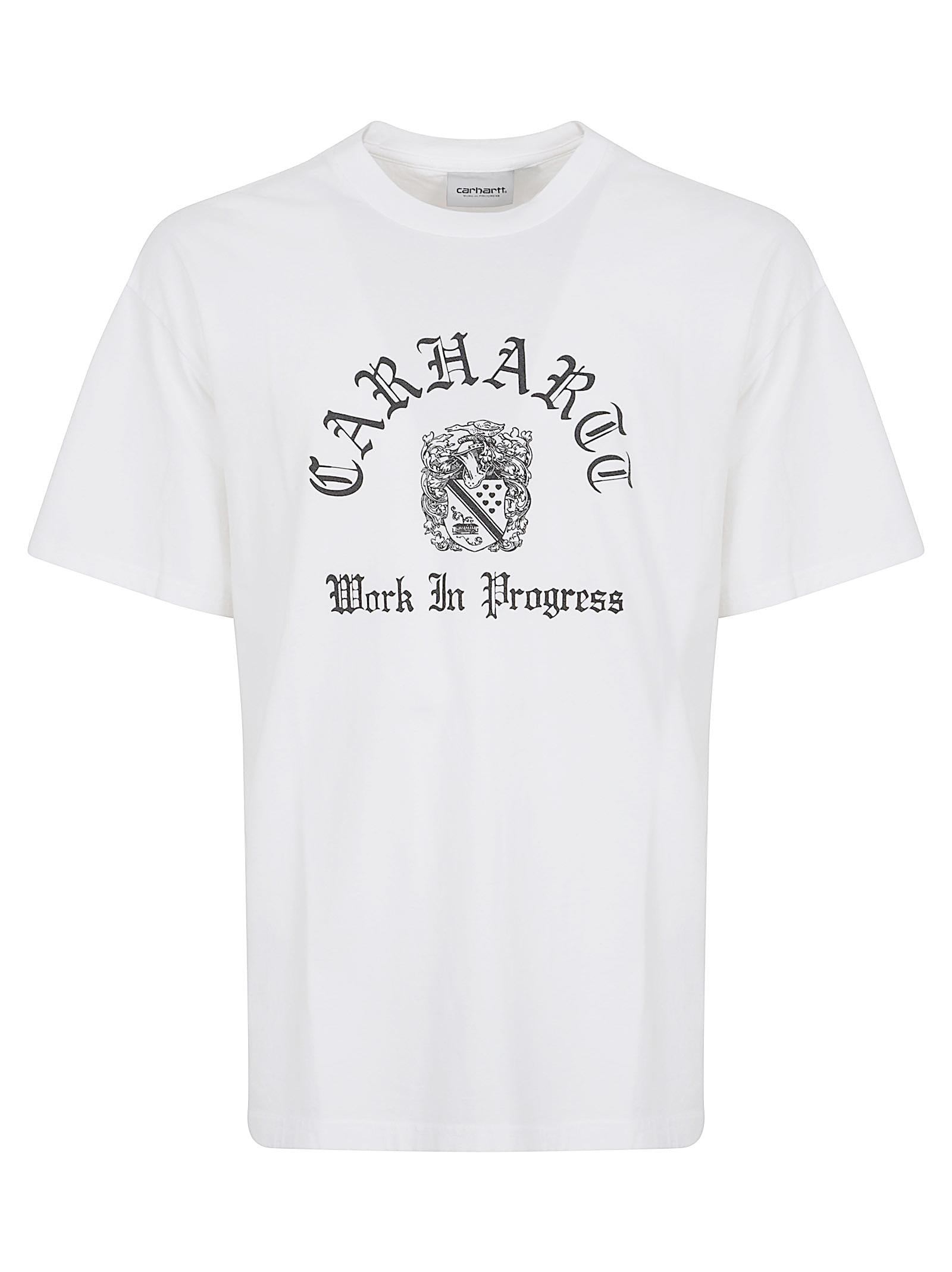 MAGLIETTA UOMO MANICA CORTA<BR/> I036195 WHITE  CARHARTT 