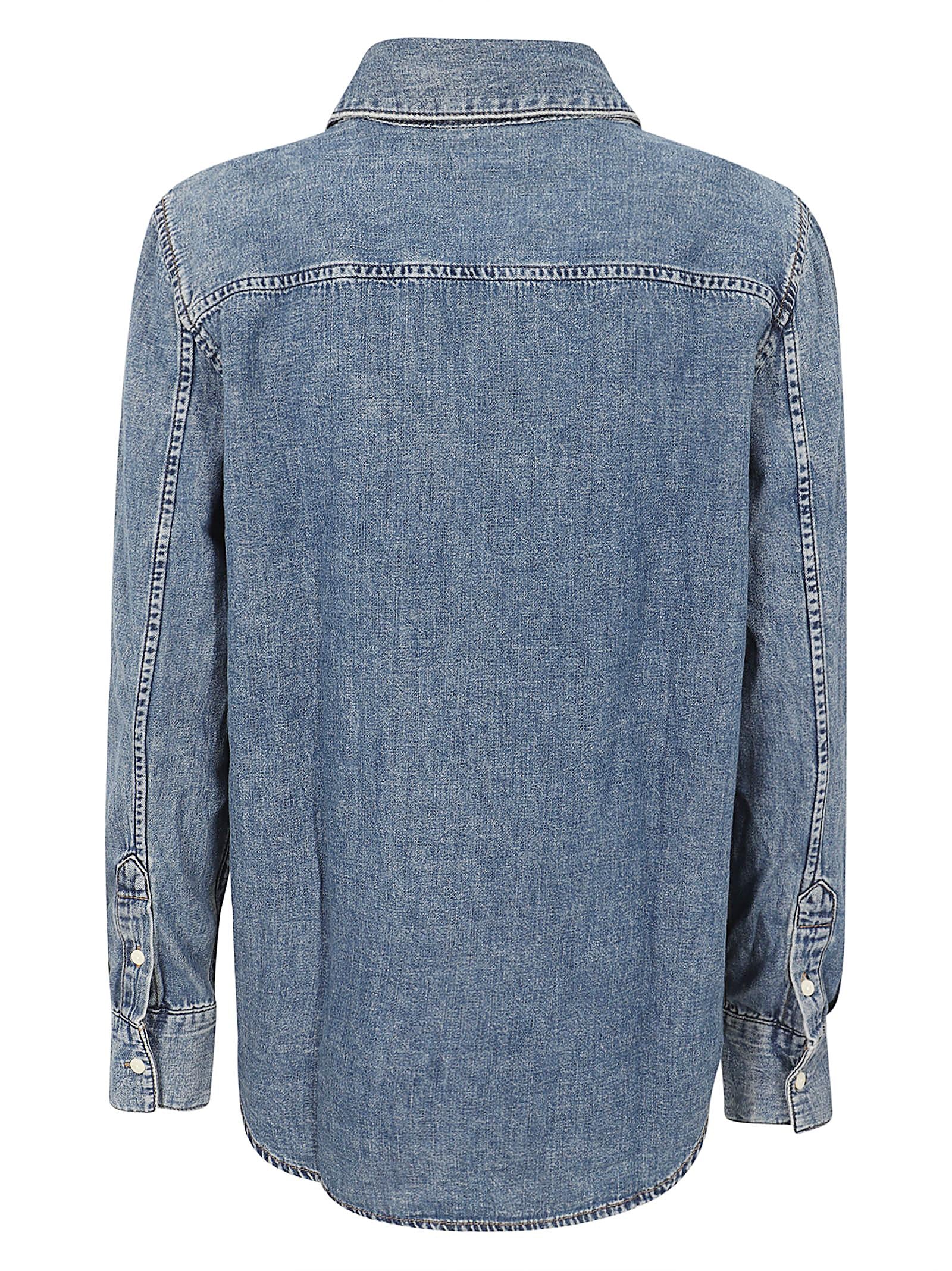Camicia donna LV047E742G 3UA BLUE WHARF CALVIN KLEIN 