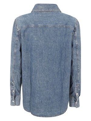 Camicia donna LV047E742G 3UA BLUE WHARF CALVIN KLEIN 