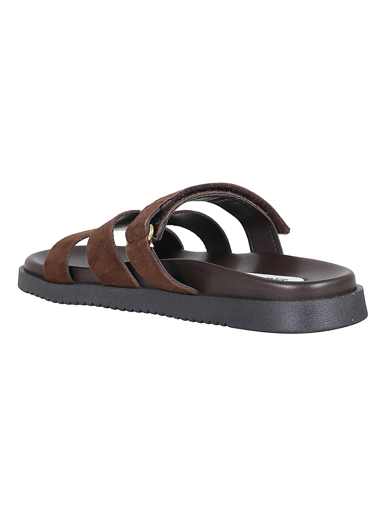 Ciabatte donna SMSMISSILE-E DBRW DARK BROWN SUEDE STEVE MADDEN 