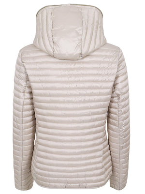 Giubbotto donna D33620W IRIS2240003 SAND BEIGE SAVE THE DUCK 