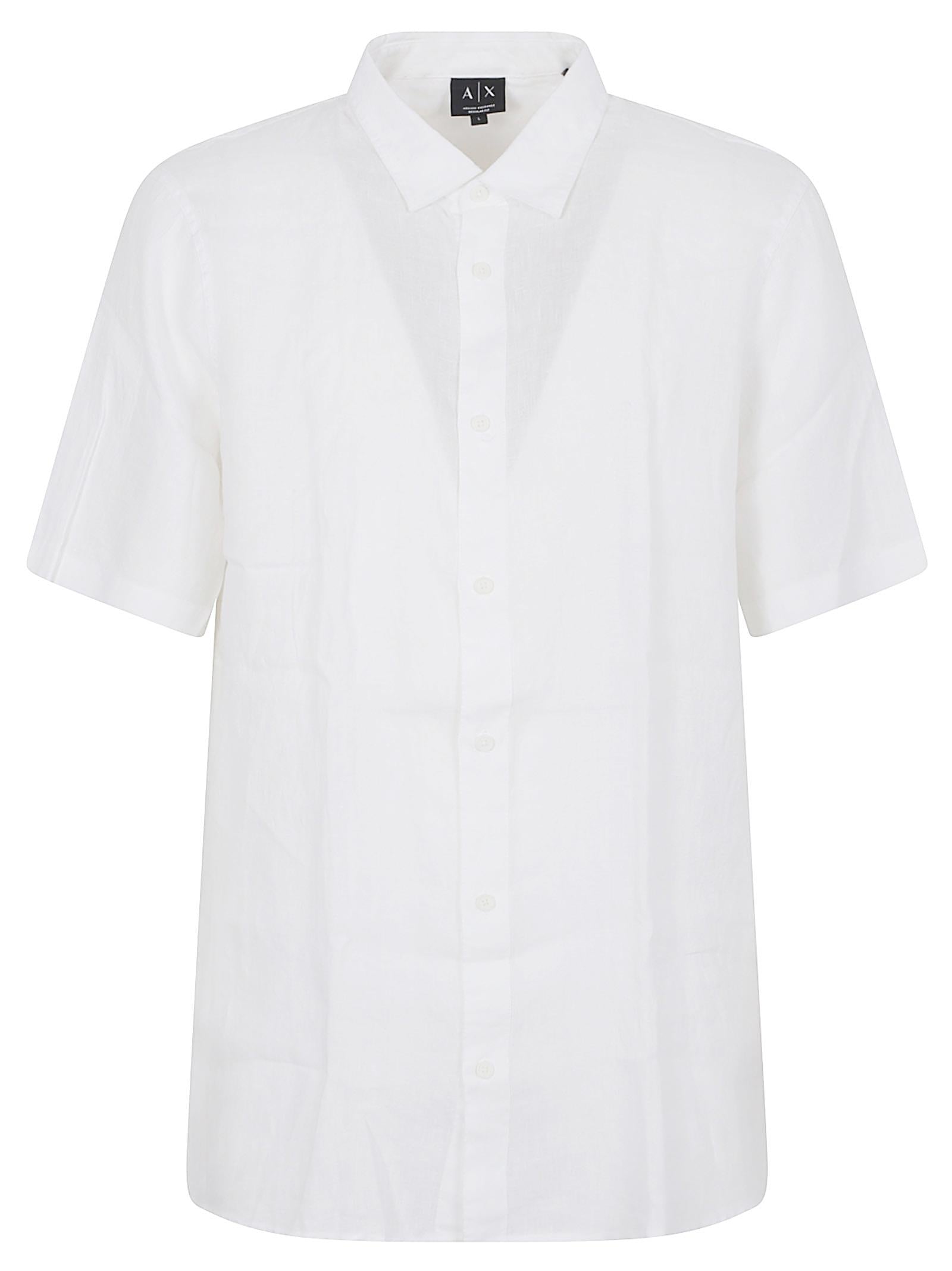 Camicia uomo XM001223 AF14619U0001 White ARMANI EXCHANGE 