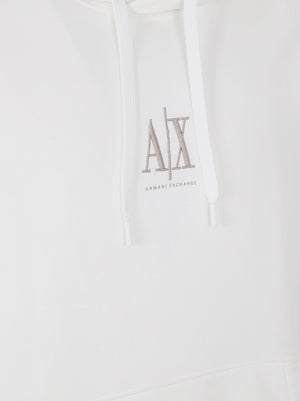 Felpa uomo XM000369 AF10818U0009 OFF WHITE ARMANI EXCHANGE 
