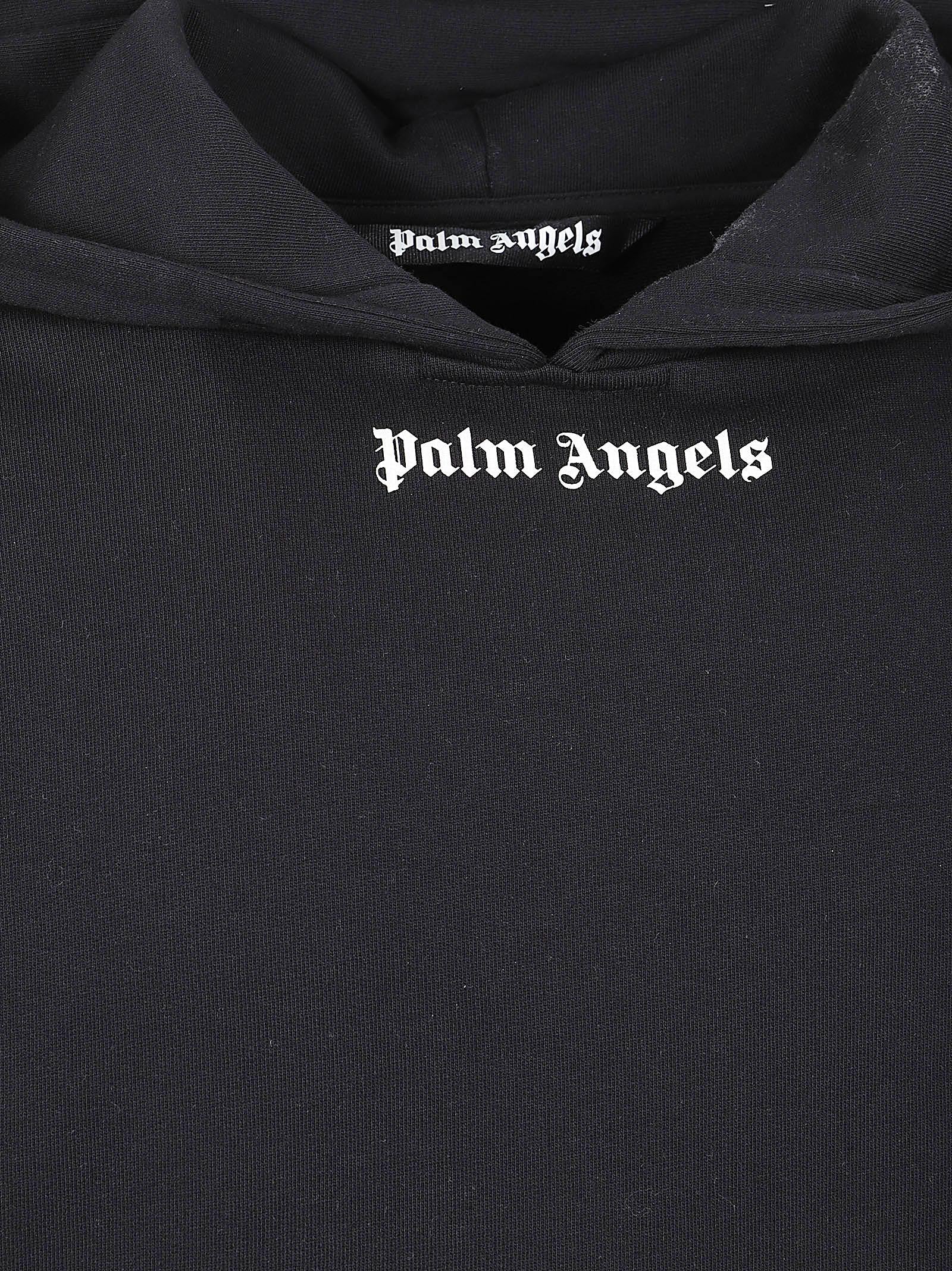Felpa over uomo PMBB036S26FLE001 1003 BLACK-OFF WHITE PALM ANGELS 