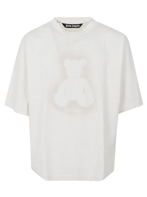 Maglietta uomo manica corta PMAA10BS26JER002 0305 OFF WHITE-LIGHT GREY PALM ANGELS 