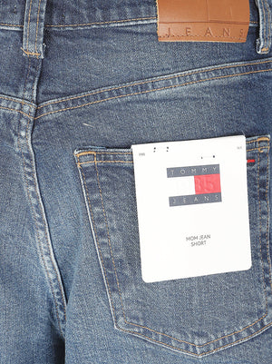 Pantaloncino donna DW0DW22688 1BK DENIM DARK TOMMY HILFIGER 