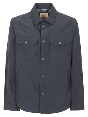 Giacca uomo CFWOOS0186MRUT3662 MLB MELTON BLUE WOOLRICH 