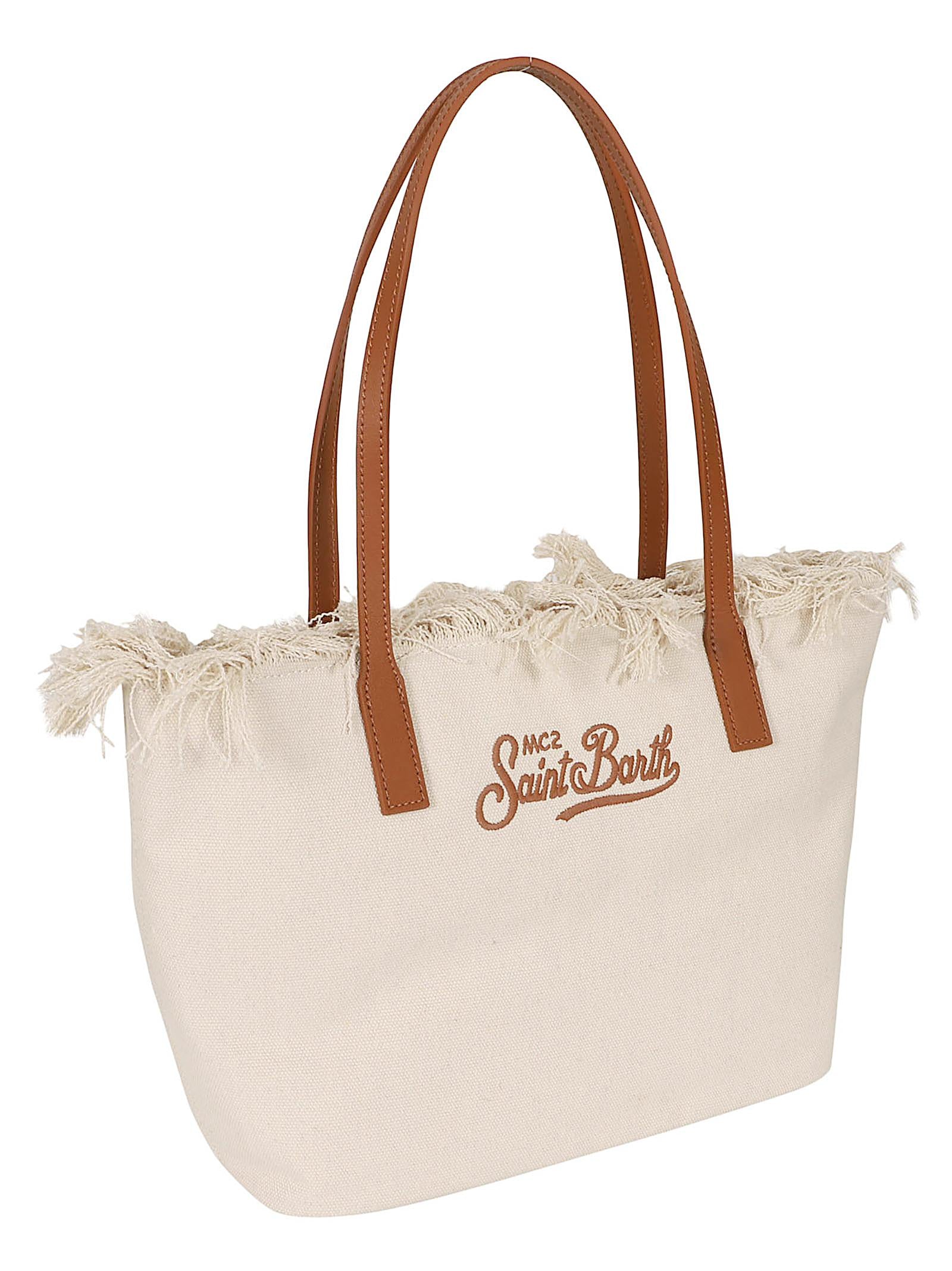 Borsa donna CITY BAG MID FRINGE 00302L CANVAS 1018 EMB  MC 2 