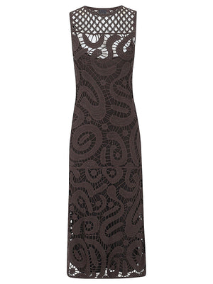 Abito donna 106361 A354M05 MARRONE JAVA PINKO 