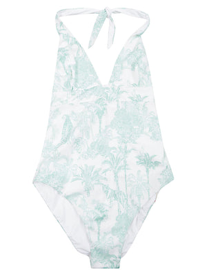 Costume donna<BR/> MARYLIN 02583L JUNGLE OCEANIA 0153  MC 2 