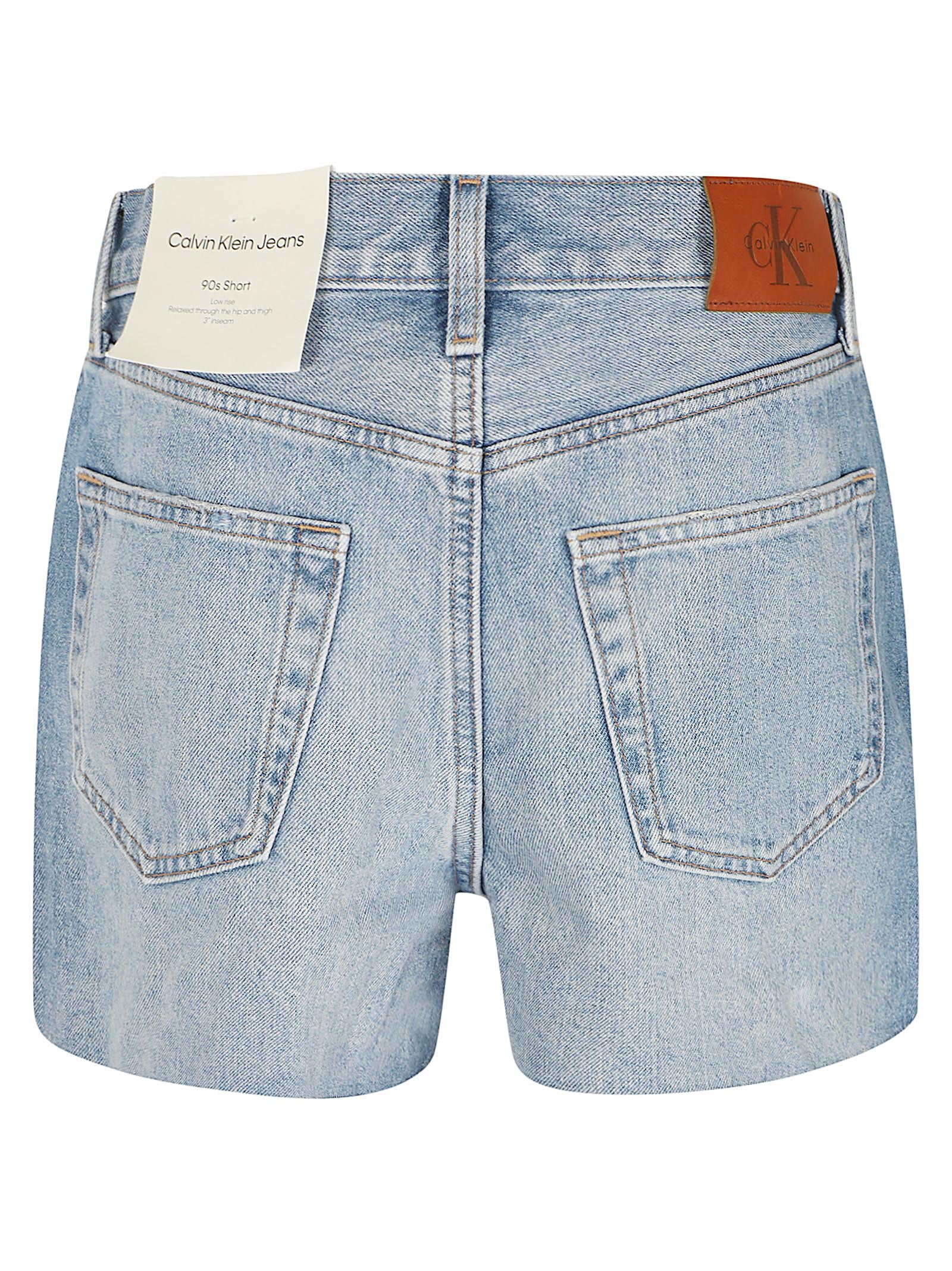 Pantaloncino donna LV047F765G XHE BARDOT BLUE CALVIN KLEIN 
