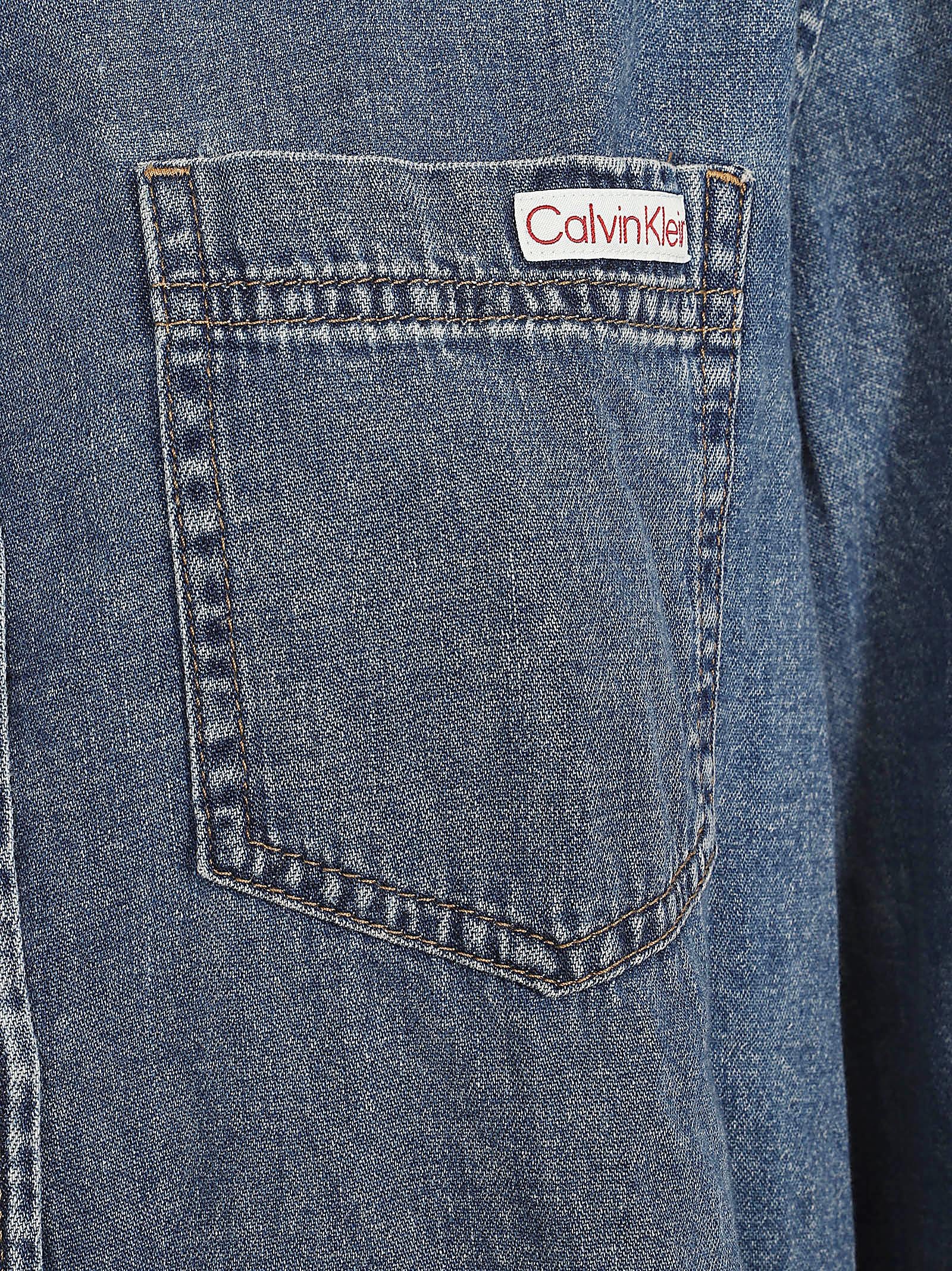 Camicia donna LV047E742G 3UA BLUE WHARF CALVIN KLEIN 