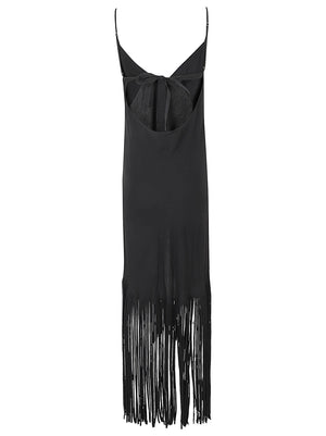 Abito lungo donna 106825 A3AYZ99 NERO LIMOUSINE PINKO 
