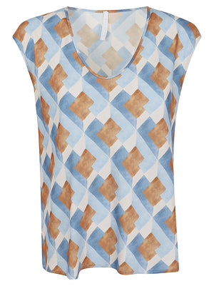Maglia donna REH0LPZ AZZURRO-COCCIO  IMPERIAL 